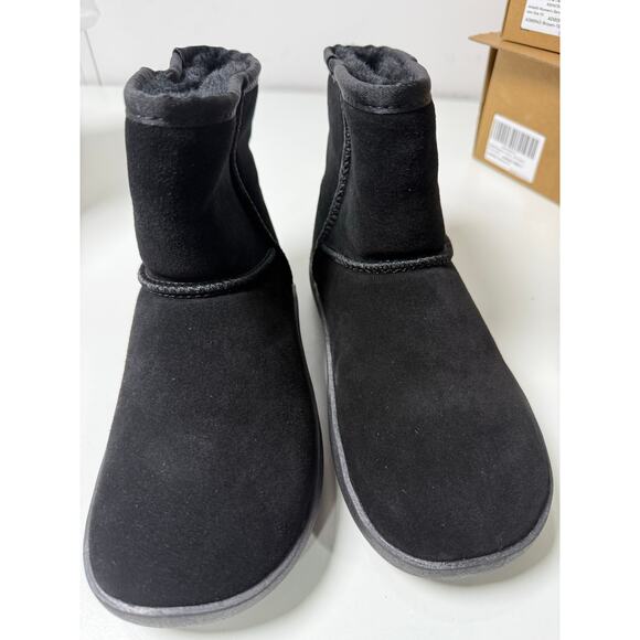 Athlefit Womens Platform Flat Bottom Boot Cognac New W/ Box - Picture 3 of 5